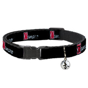 Cat Collar Breakaway - 1972 CAMARO Script Emblem Black Silver Reds Breakaway Cat Collars GM General Motors