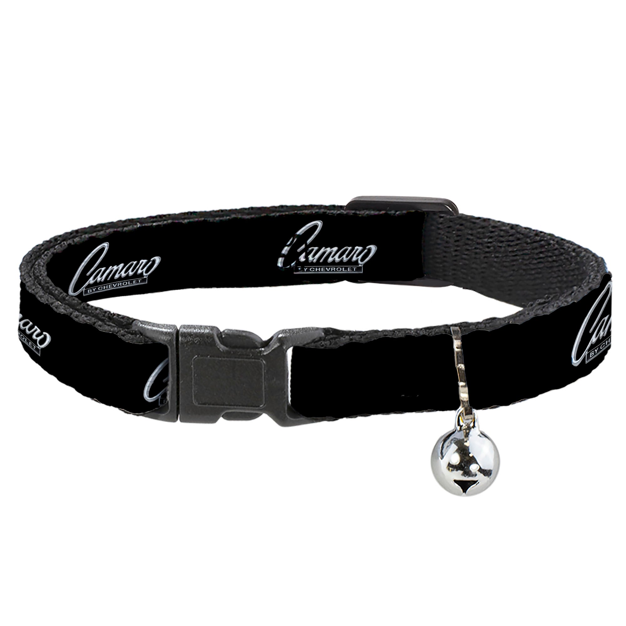 Cat Collar Breakaway - 1969 CAMARO BY CHEVROLET Emblem Black Silver Breakaway Cat Collars GM General Motors
