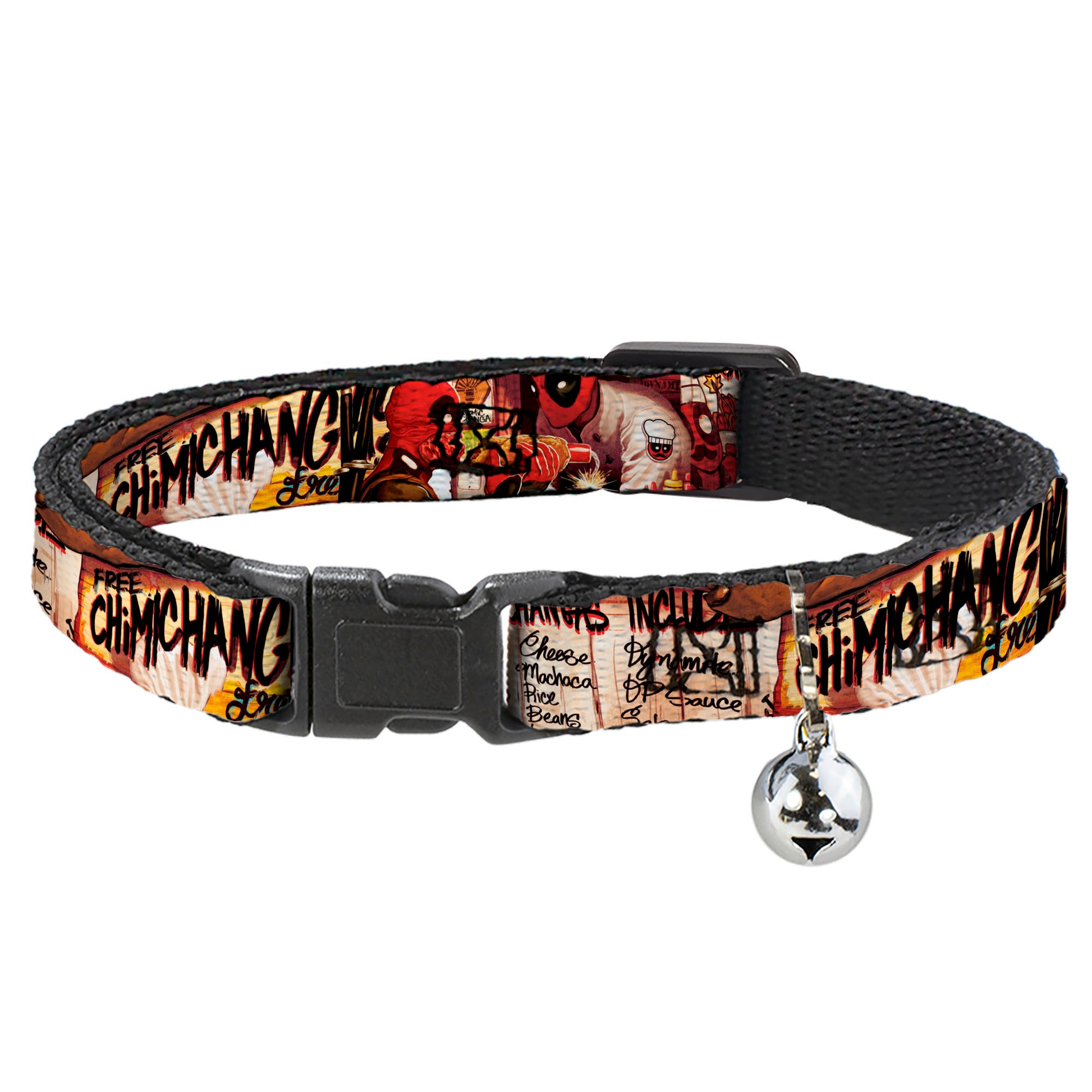 Cat Collar Breakaway - Deadpool Kills Deadpool #2 Cover Dynamite Chimichanga Breakaway Cat Collars Marvel Comics