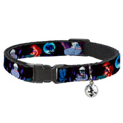 Cat Collar Breakaway - The Little Mermaid Ariel & Ursula Scenes Breakaway Cat Collars Disney