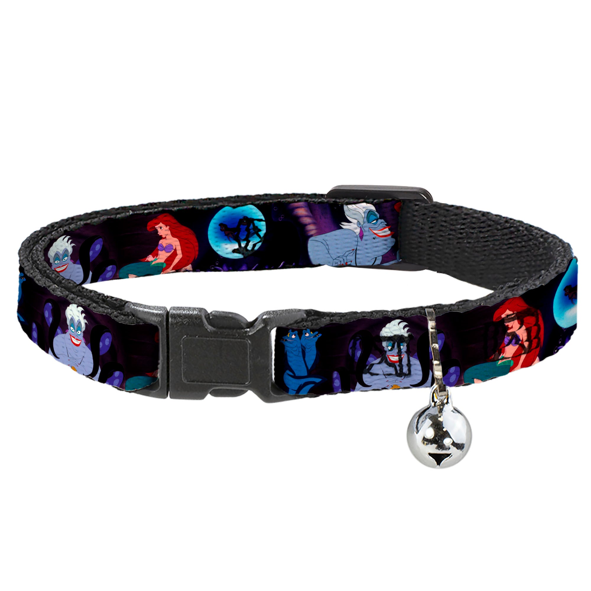 Cat Collar Breakaway - The Little Mermaid Ariel & Ursula Scenes Breakaway Cat Collars Disney