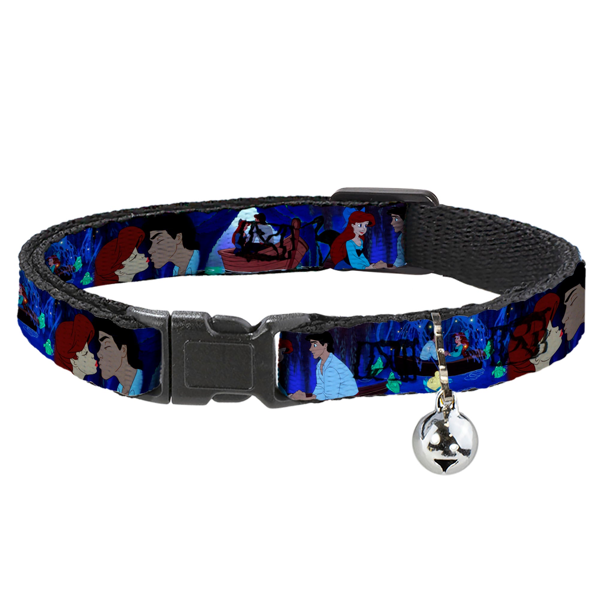 Cat Collar Breakaway - The Little Mermaid Ariel & Eric Boat Scenes Breakaway Cat Collars Disney