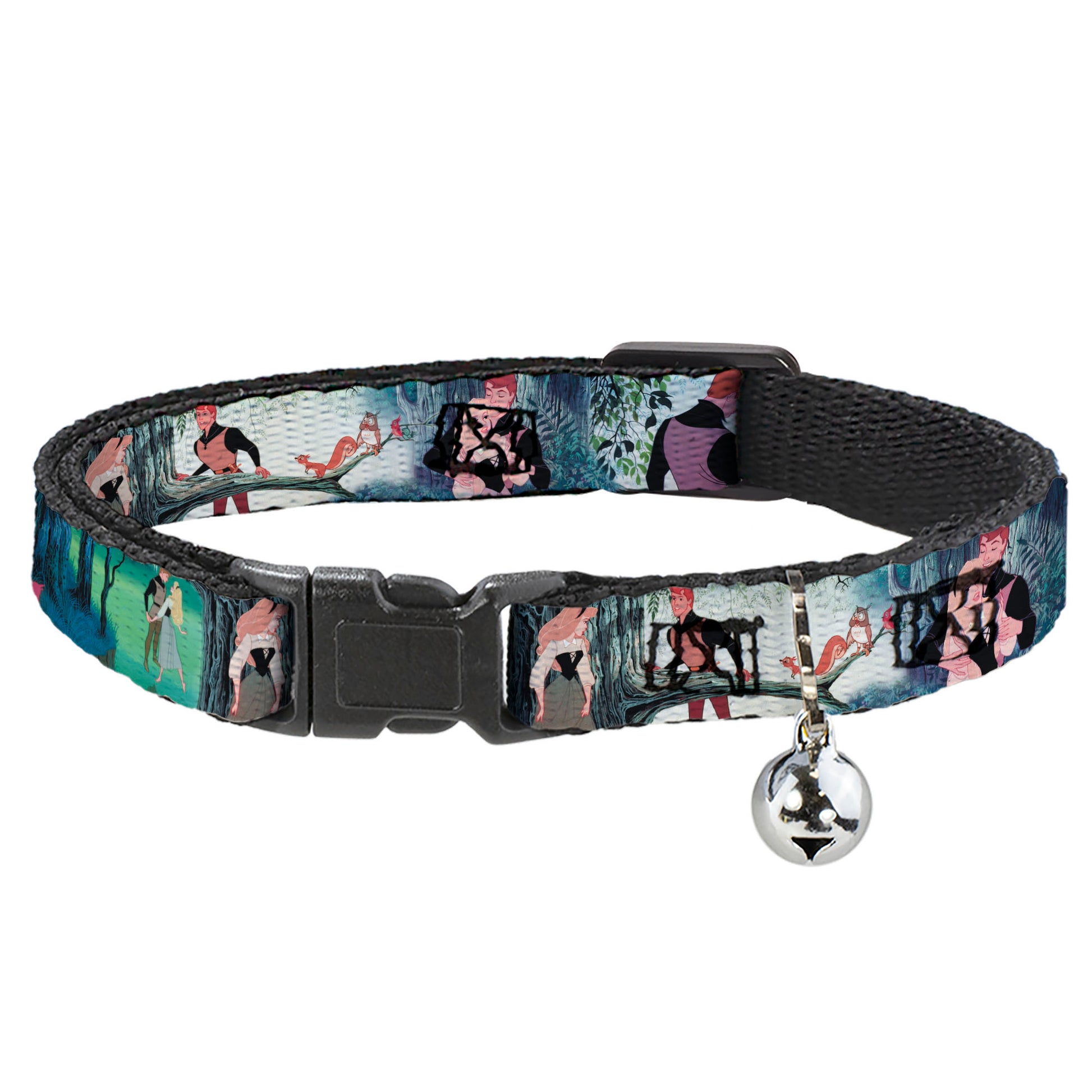 Cat Collar Breakaway - Sleeping Beauty Woods Scenes Breakaway Cat Collars Disney
