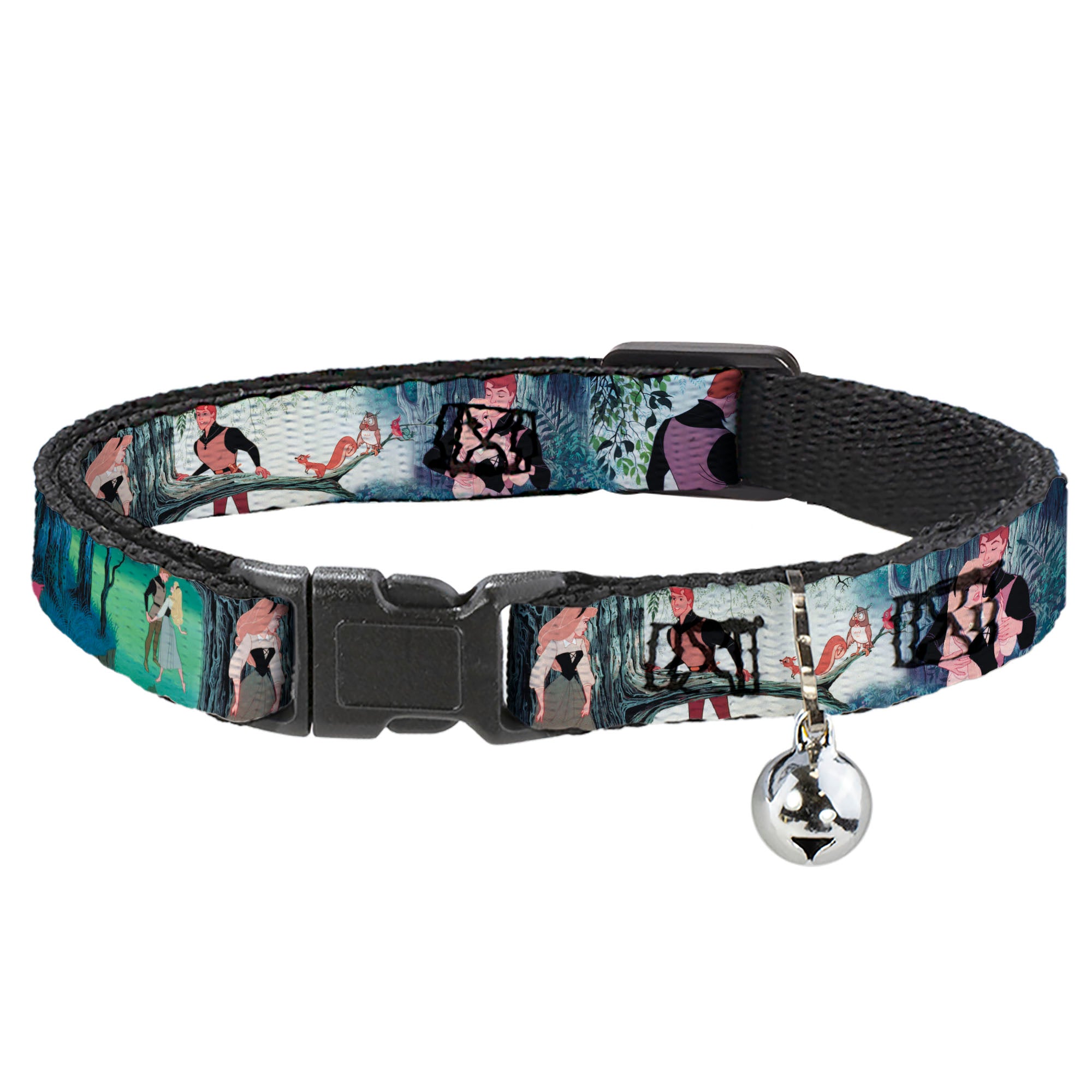 Cat Collar Breakaway - Sleeping Beauty Woods Scenes Breakaway Cat Collars Disney