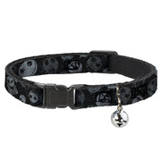 Cat Collar Breakaway - Nightmare Before Christmas Jack Expressions Scattered Weathered Breakaway Cat Collars Disney