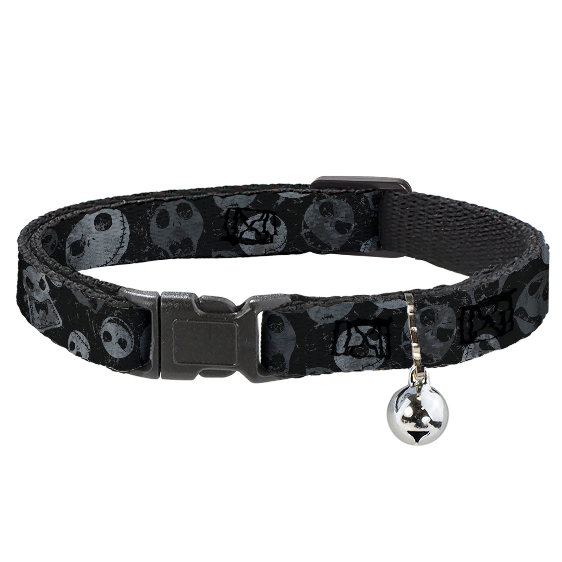 Cat Collar Breakaway - Nightmare Before Christmas Jack Expressions Scattered Weathered Breakaway Cat Collars Disney