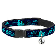 Cat Collar Breakaway - Aladdin & Jasmine Silhouette A WHOLE NEW WORLD Breakaway Cat Collars Disney