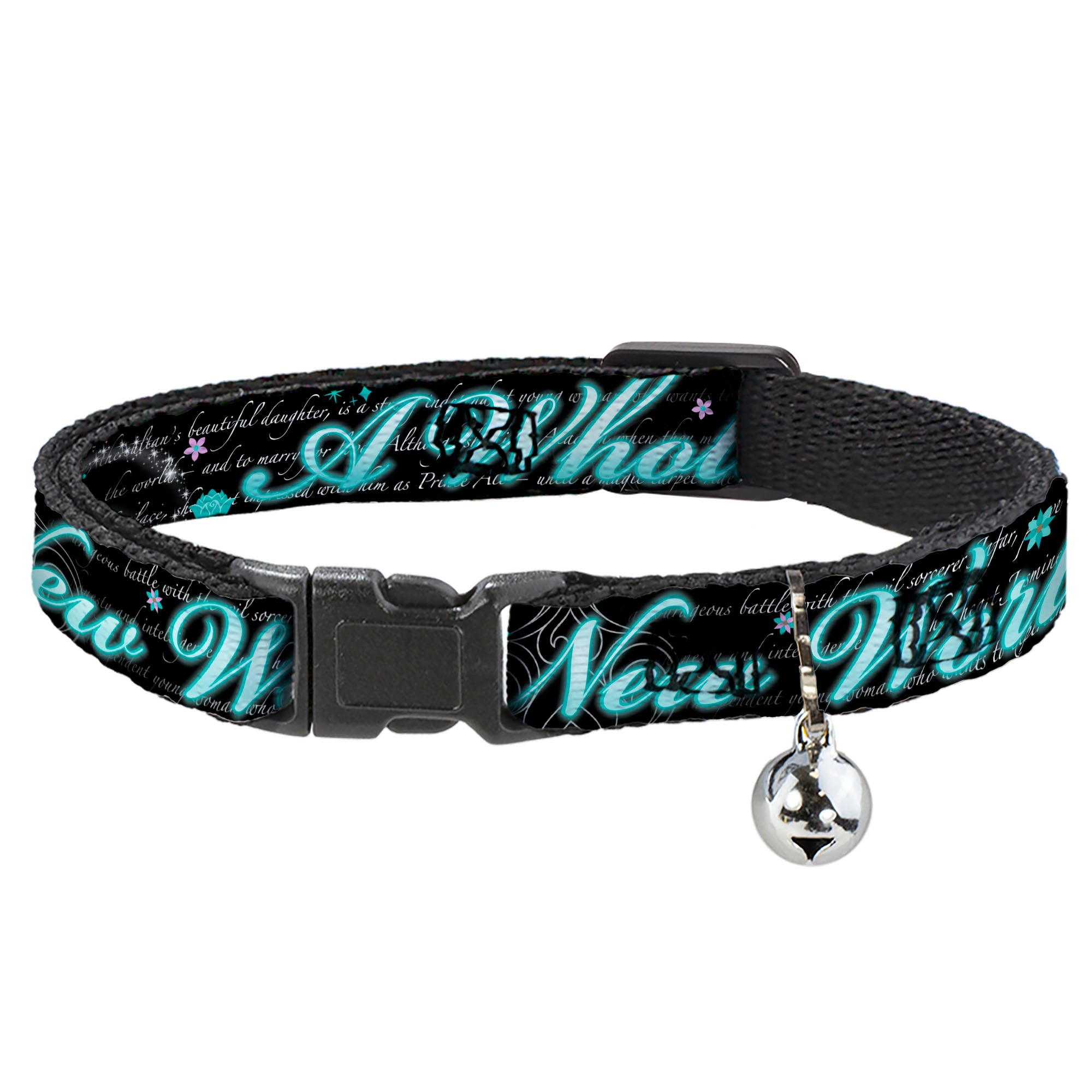 Cat Collar Breakaway - Aladdin A WHOLE NEW WORLD Story Script Breakaway Cat Collars Disney