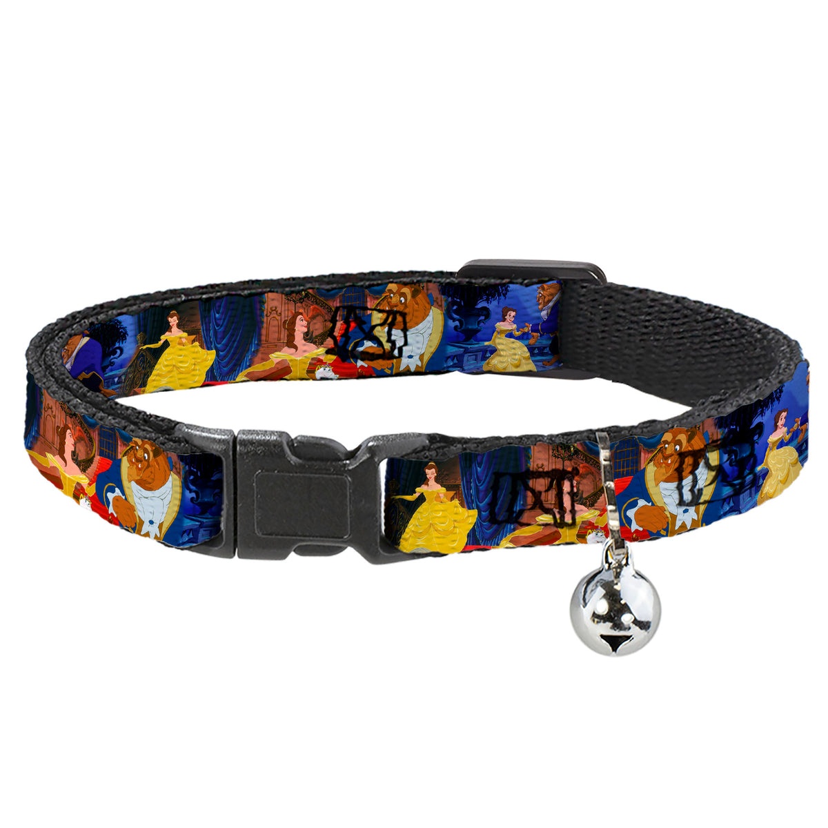 Breakaway Cat Collar with Bell - Belle & Beast Ballroom Dancing Scene
