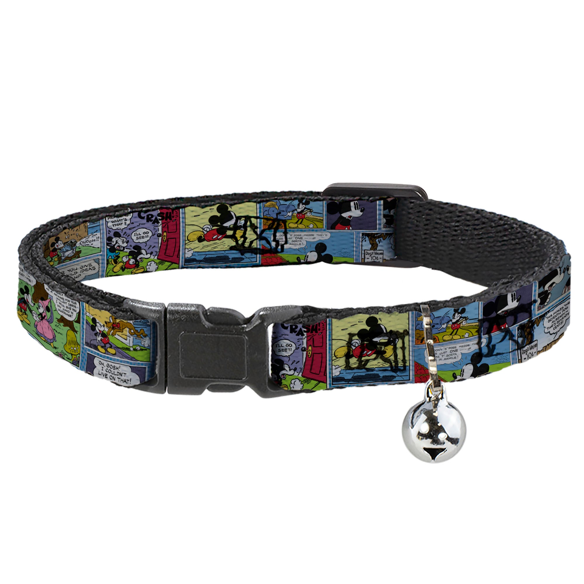 Cat Collar Breakaway - Mickey & Minnie Comic Strip Breakaway Cat Collars Disney