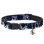 Cat Collar Breakaway - Buzz Lightyear Poses Galaxy Blues Breakaway Cat Collars Disney