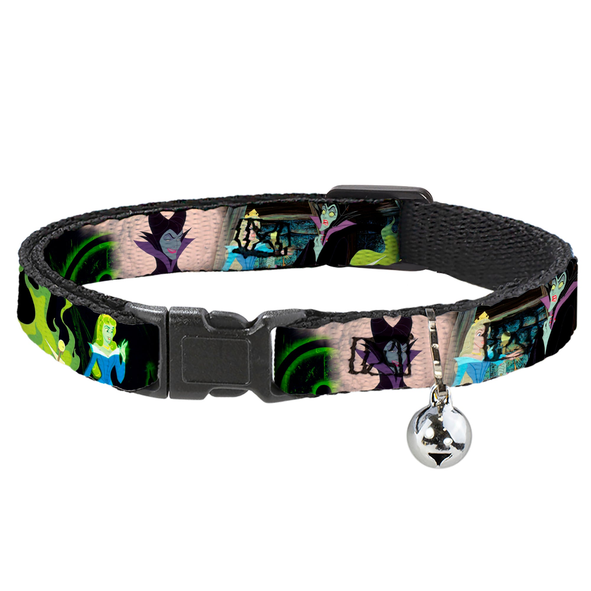 Cat Collar Breakaway - Princess Aurora & Maleficent Scenes Breakaway Cat Collars Disney