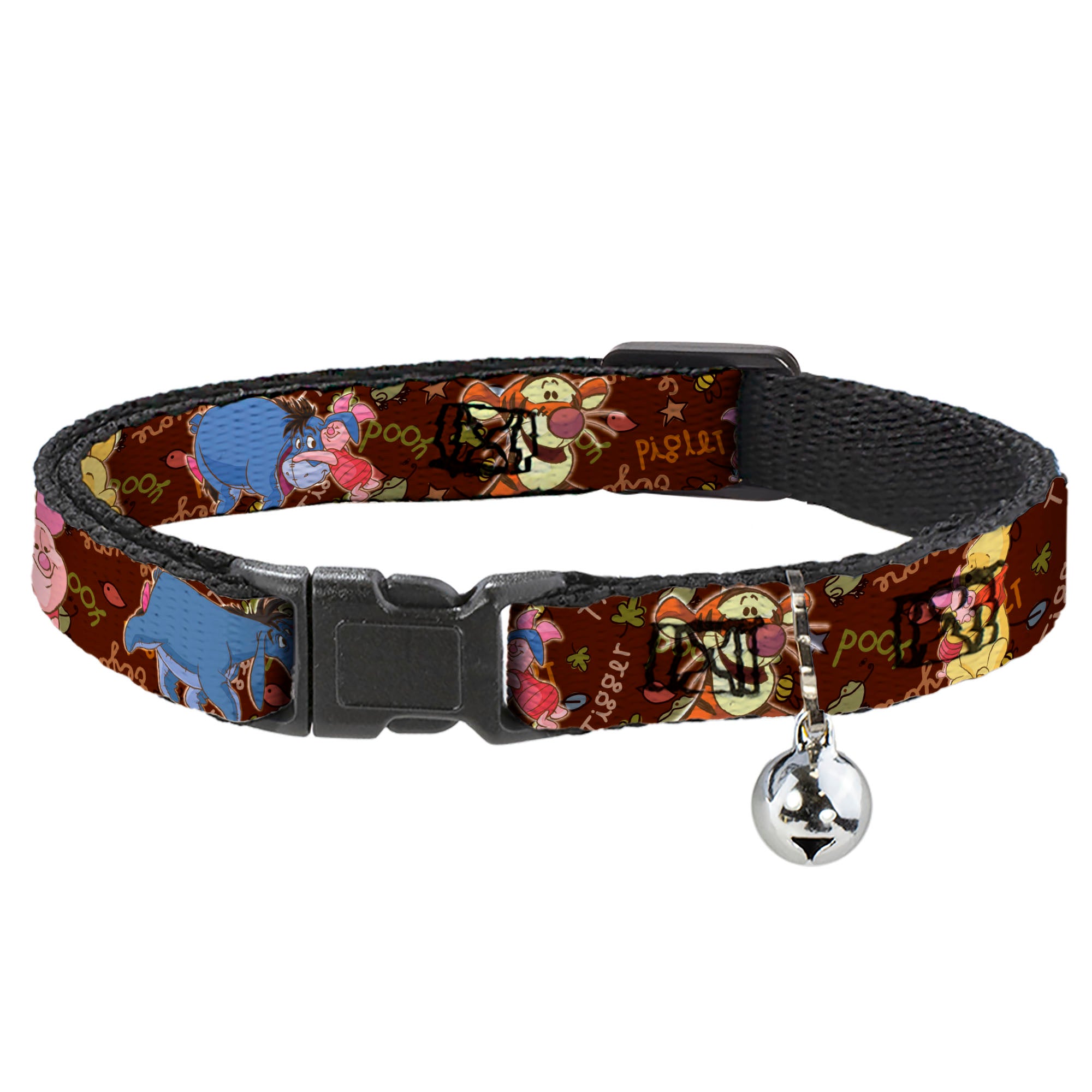 Cat Collar Breakaway - Winnie the Pooh Character Poses Breakaway Cat Collars Disney
