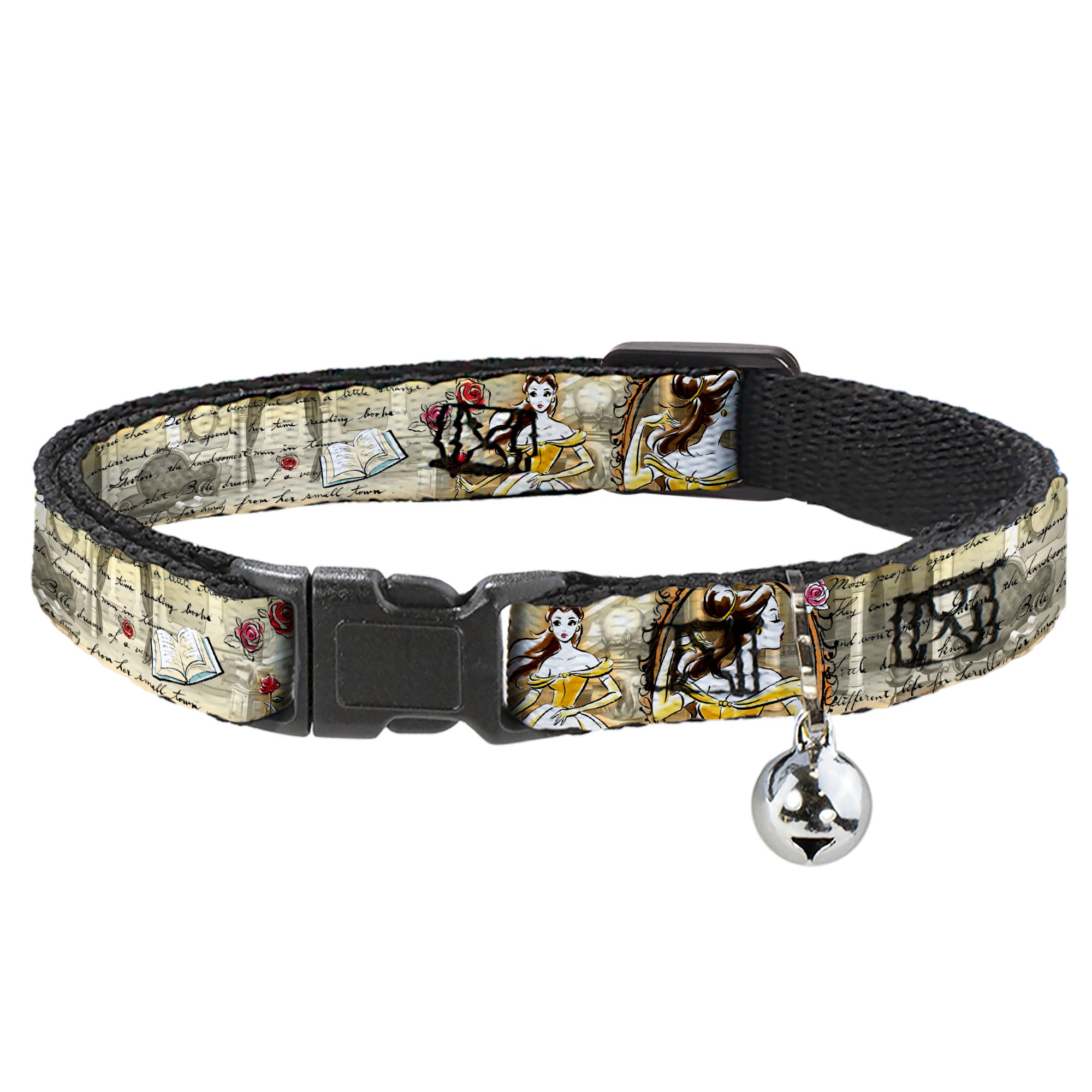 Cat Collar Breakaway - Belle Sketch Poses Story Script Breakaway Cat Collars Disney