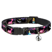 Cat Collar Breakaway - Alice & the Cheshire Cat Scenes Breakaway Cat Collars Disney