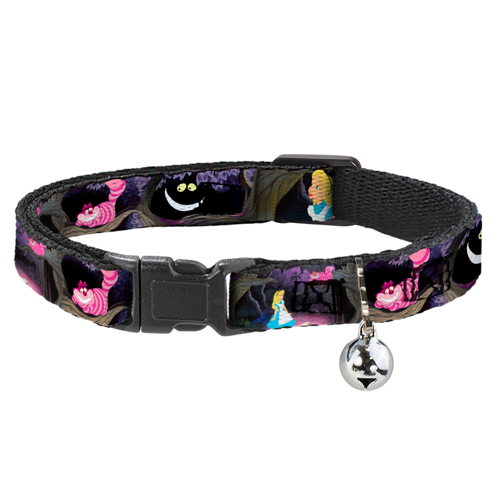 Cat Collar Breakaway - Alice & the Cheshire Cat Scenes Breakaway Cat Collars Disney