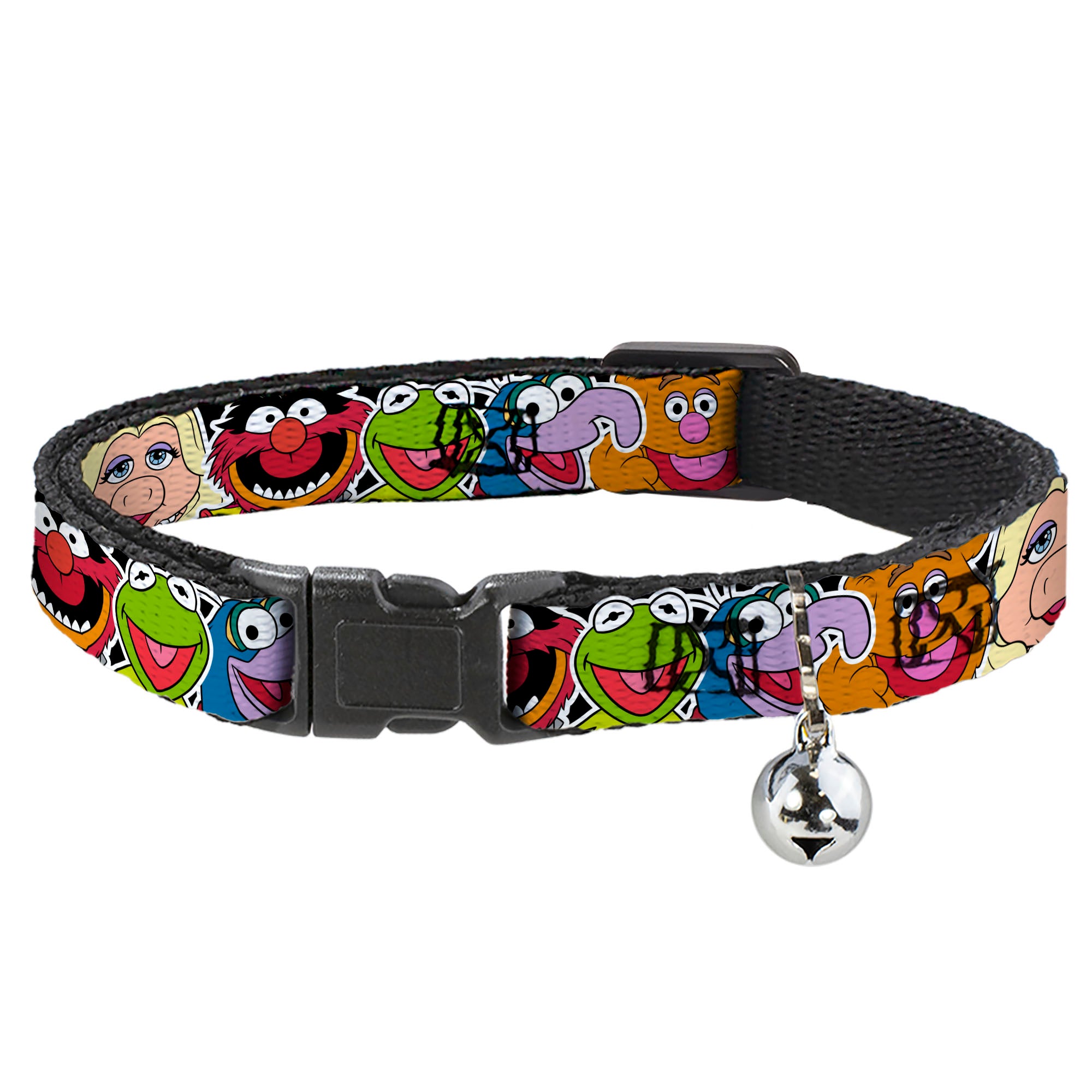 Cat Collar Breakaway - Muppets Faces C U Black Breakaway Cat Collars Disney