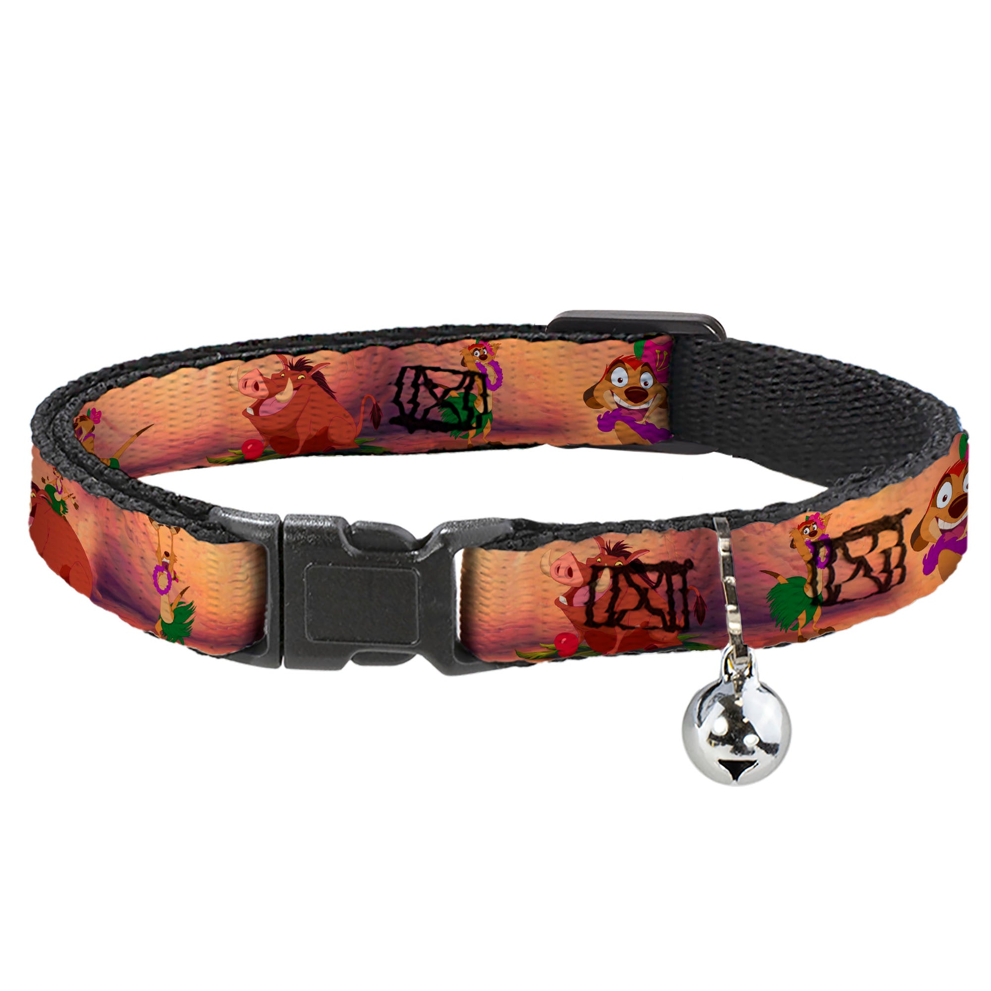 Cat Collar Breakaway - Timon & Pumba The Hula Song Poses Breakaway Cat Collars Disney