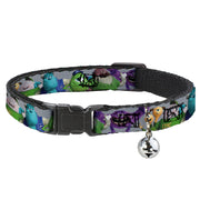 Cat Collar Breakaway - Monsters University Character Lineup Gray Breakaway Cat Collars Disney