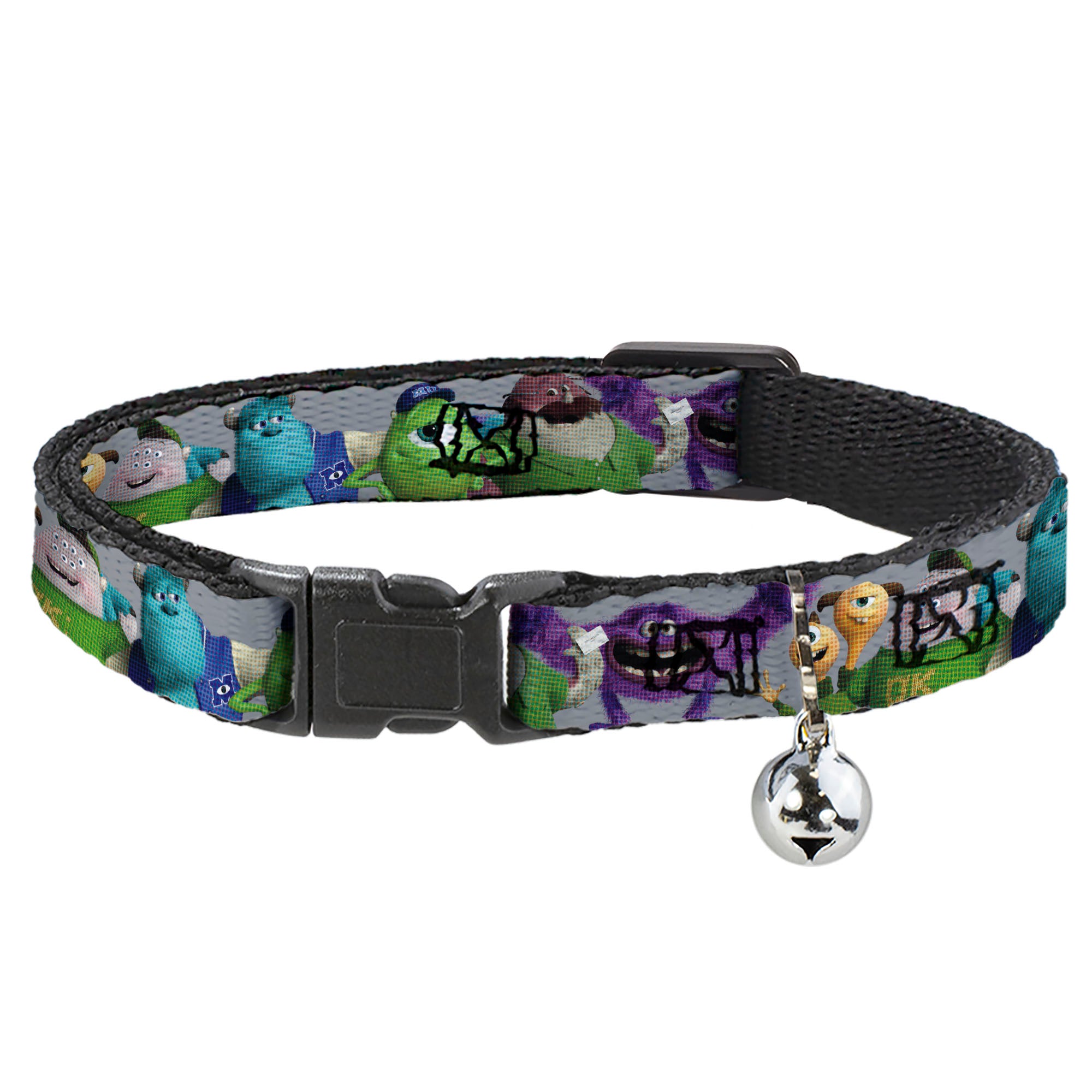 Cat Collar Breakaway - Monsters University Character Lineup Gray Breakaway Cat Collars Disney
