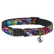 Cat Collar Breakaway - Monsters University Monsters Stacked Breakaway Cat Collars Disney