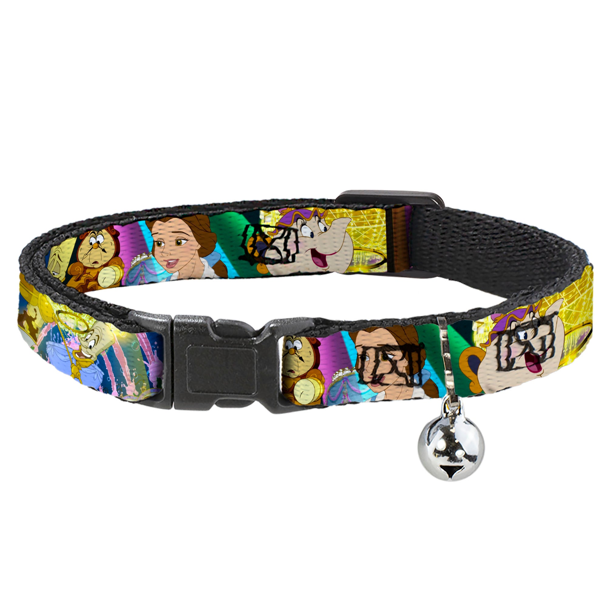 Cat Collar Breakaway - Beauty & the Beast Be Our Guest Scenes Breakaway Cat Collars Disney
