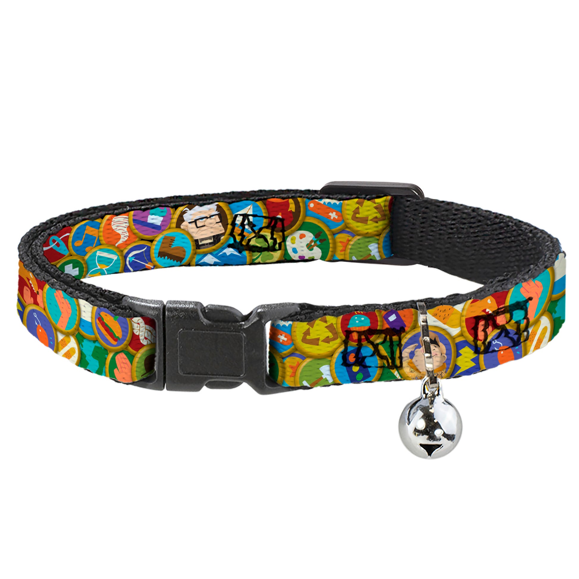 Cat Collar Breakaway - Stacked Wilderness Explorers Badges Breakaway Cat Collars Disney
