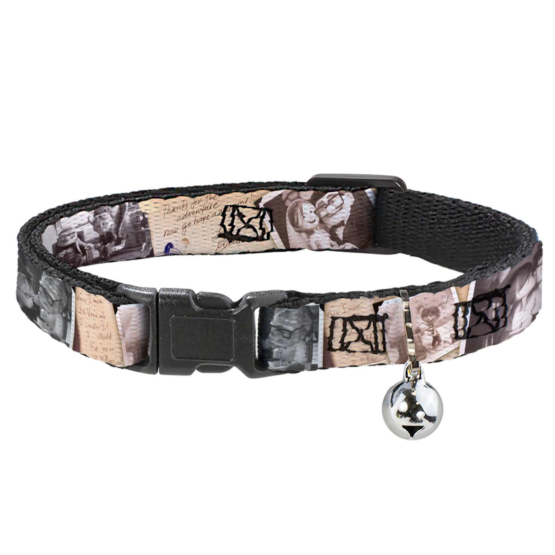 Breakaway Cat Collar with Bell - Up Adventure Book Snapshots/Post Cards Breakaway Cat Collars Disney