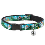 Cat Collar Breakaway - Olaf Garden Scenes Breakaway Cat Collars Disney