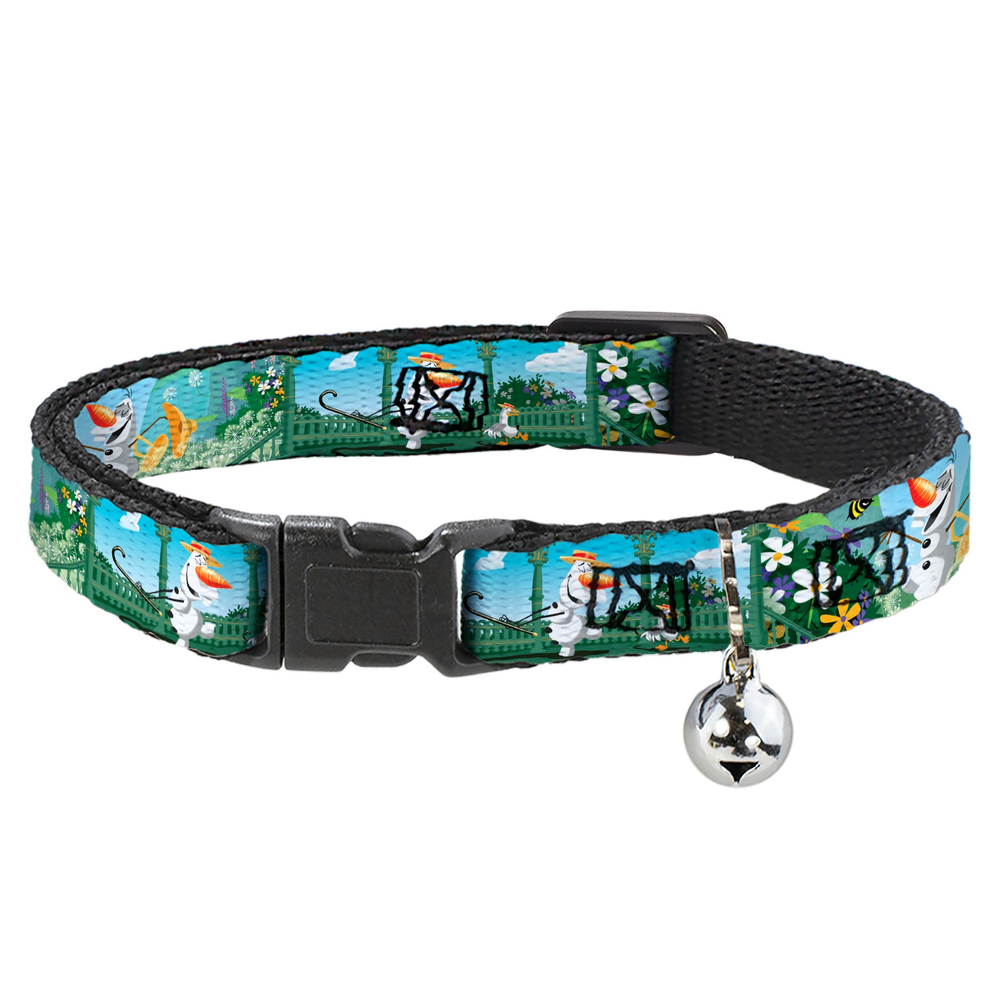 Cat Collar Breakaway - Olaf Garden Scenes Breakaway Cat Collars Disney