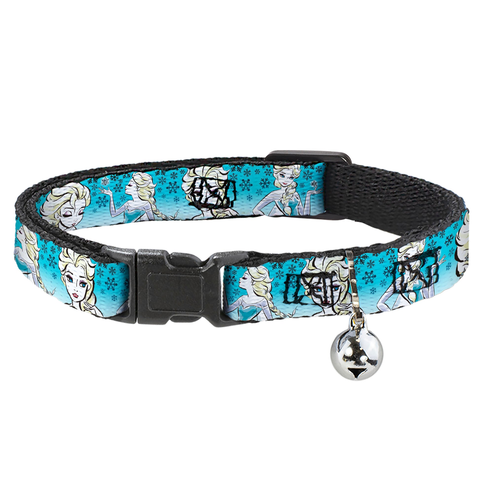 Cat Collar Breakaway - Anna Snowflakes Frozen Art Collection Poses Breakaway Cat Collars Disney