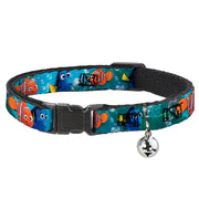 Cat Collar Breakaway - Nemo & Dory Poses Breakaway Cat Collars Disney