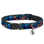 Cat Collar Breakaway - Dory Poses & Friends Under the Sea Breakaway Cat Collars Disney