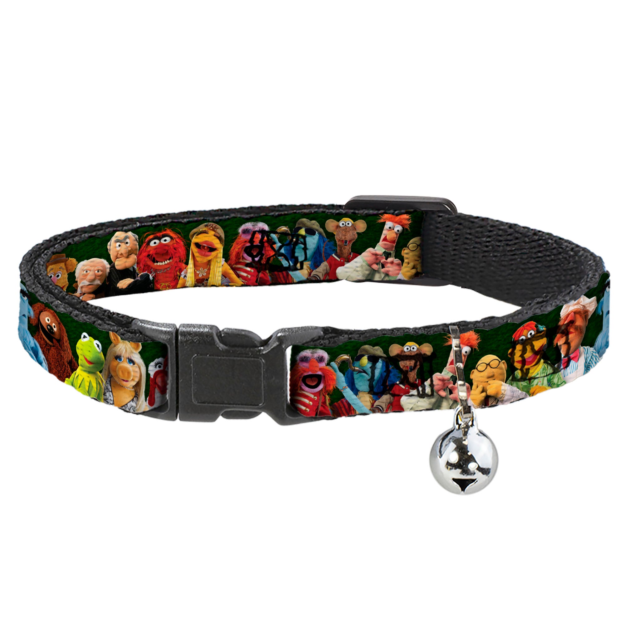 Cat Collar Breakaway - Muppets 20-Character Group Pose Greens Breakaway Cat Collars Disney