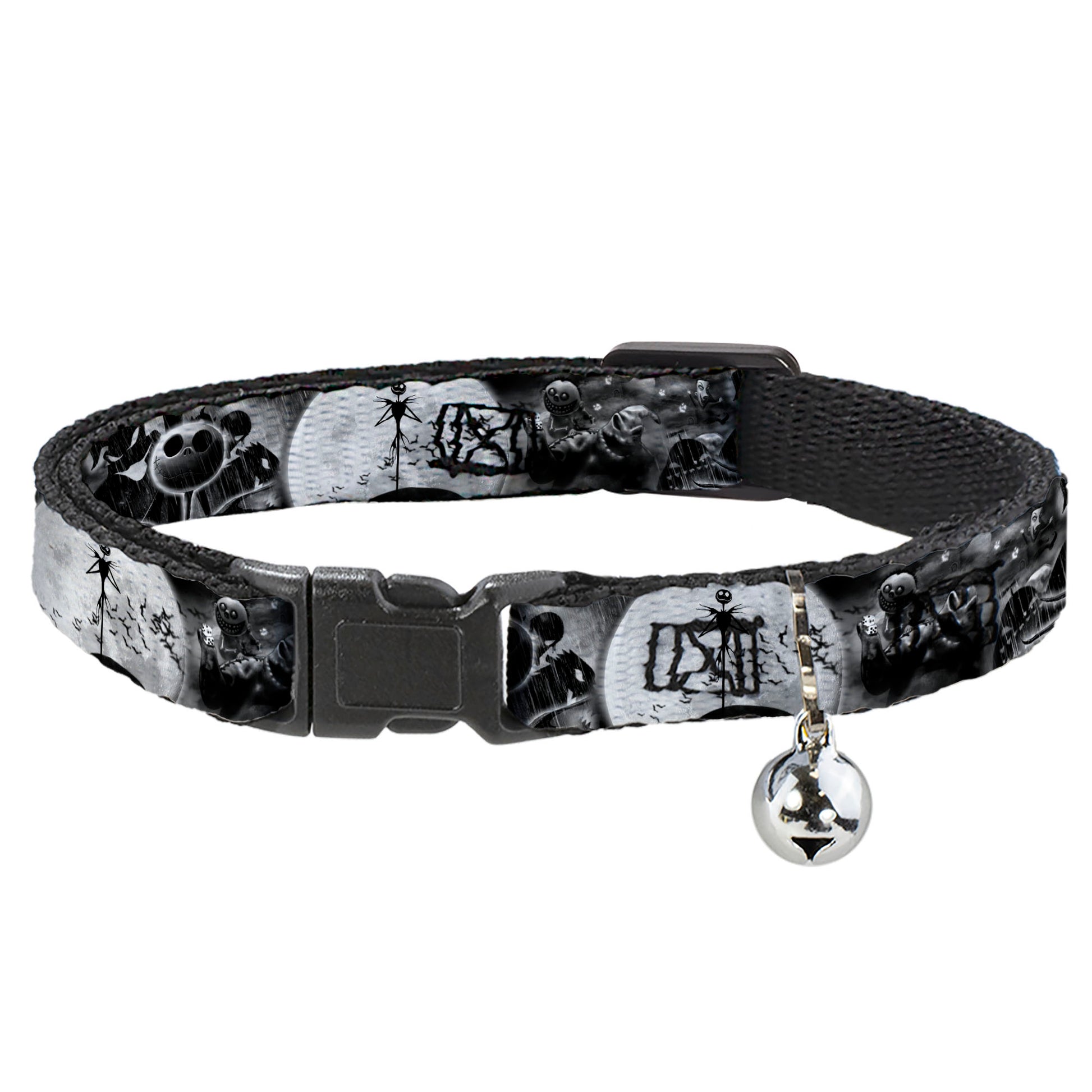 Cat Collar Breakaway - Jack & Oogie Boogie Scenes Grays Breakaway Cat Collars Disney