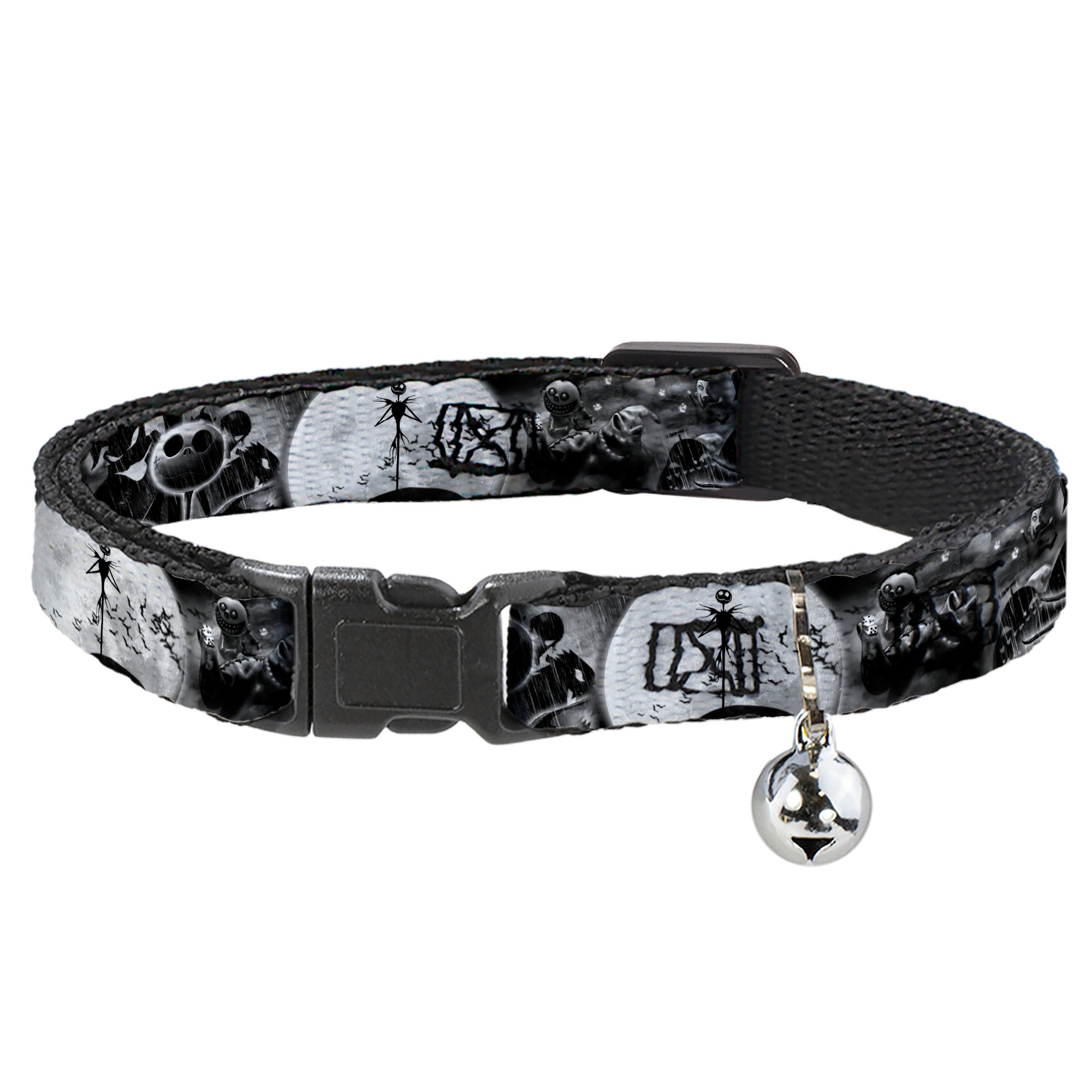Cat Collar Breakaway - Jack & Oogie Boogie Scenes Grays Breakaway Cat Collars Disney