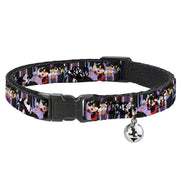 Cat Collar Breakaway - 5-Disney Villains Stacked Breakaway Cat Collars Disney
