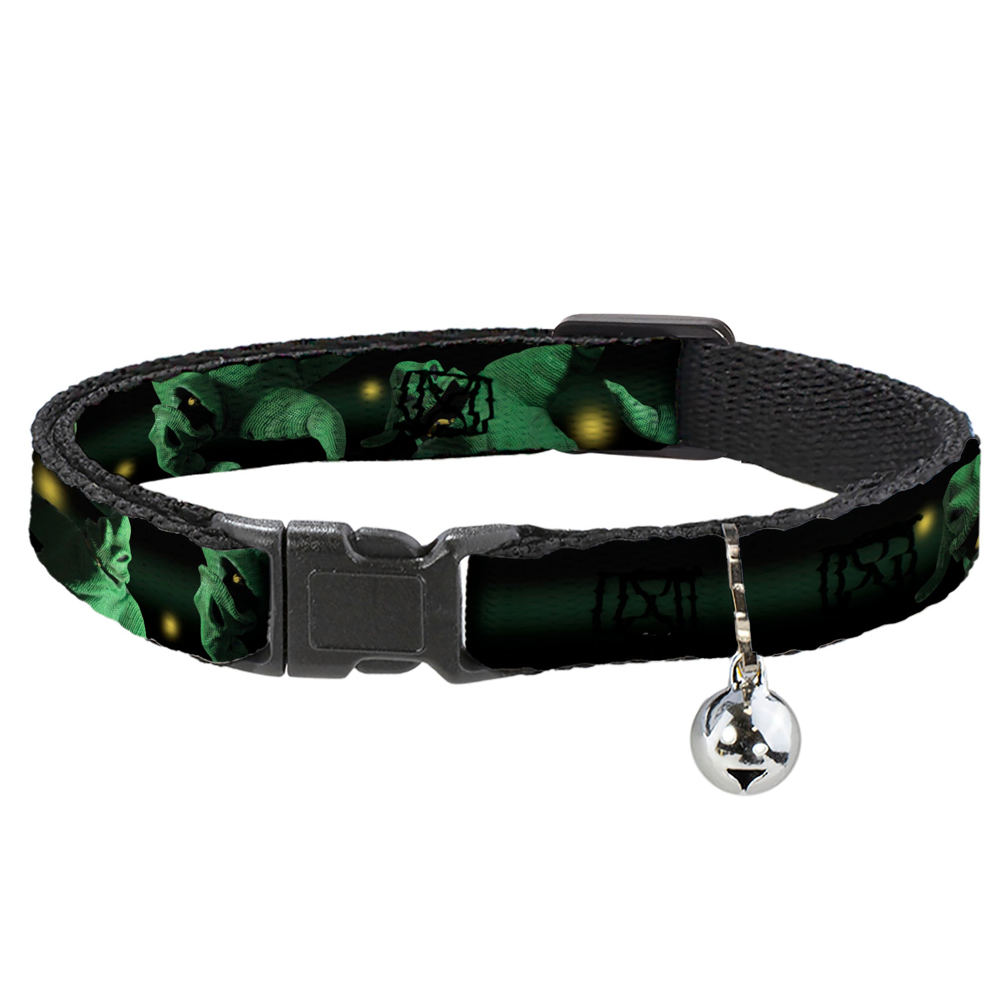 Cat Collar Breakaway - Oogie Boogie 4-Poses Black Yellow Green Breakaway Cat Collars Disney