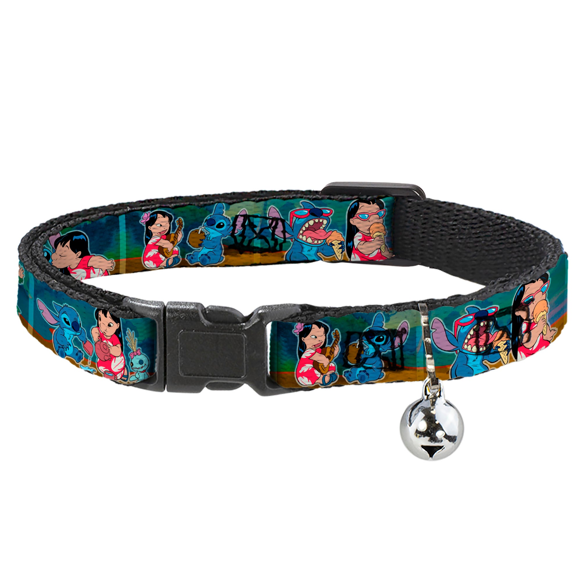 Cat Collar Breakaway - Lilo & Stitch 5-Scene Blocks Breakaway Cat Collars Disney
