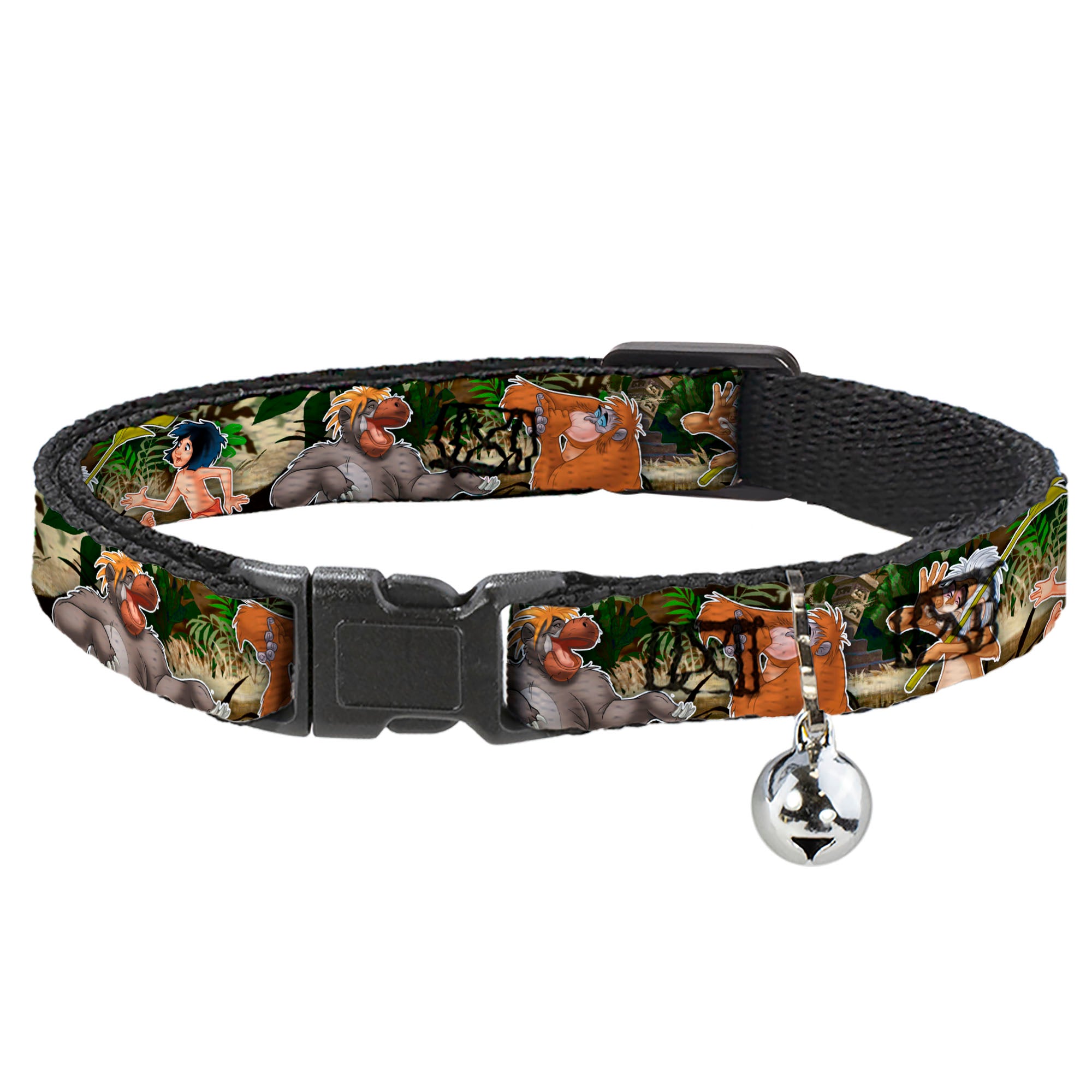 Cat Collar Breakaway - The Jungle Book I Wanna Be Like You 4-Character Scene Breakaway Cat Collars Disney