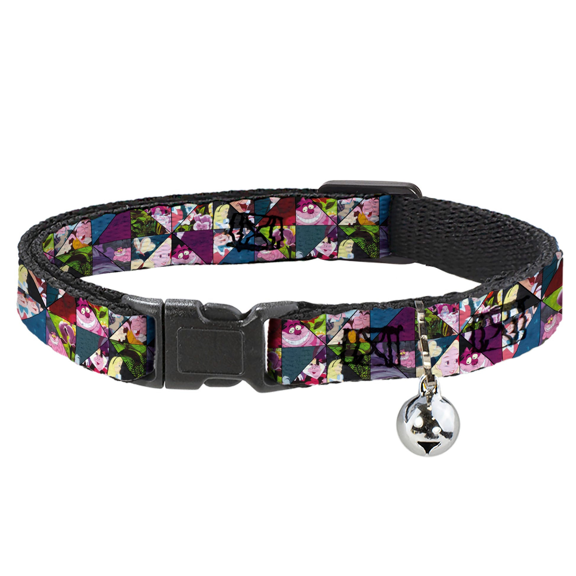 Cat Collar Breakaway - Alice in Wonderland Kaleidoscope Scenes Breakaway Cat Collars Disney