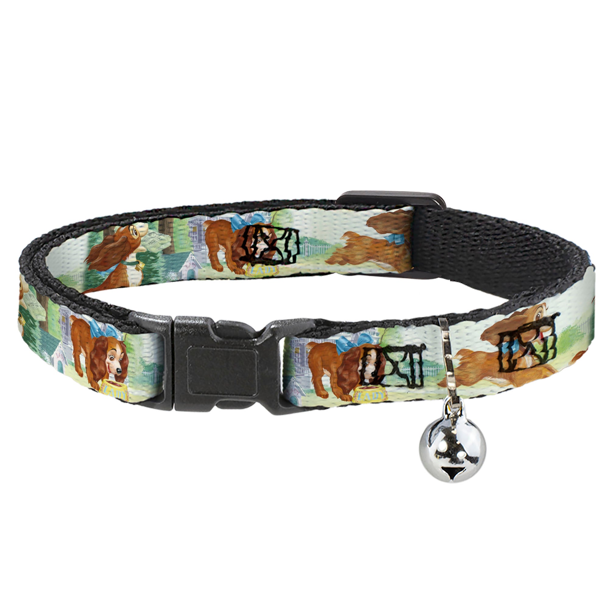 Cat Collar Breakaway - Lady 3-Scene Poses Breakaway Cat Collars Disney