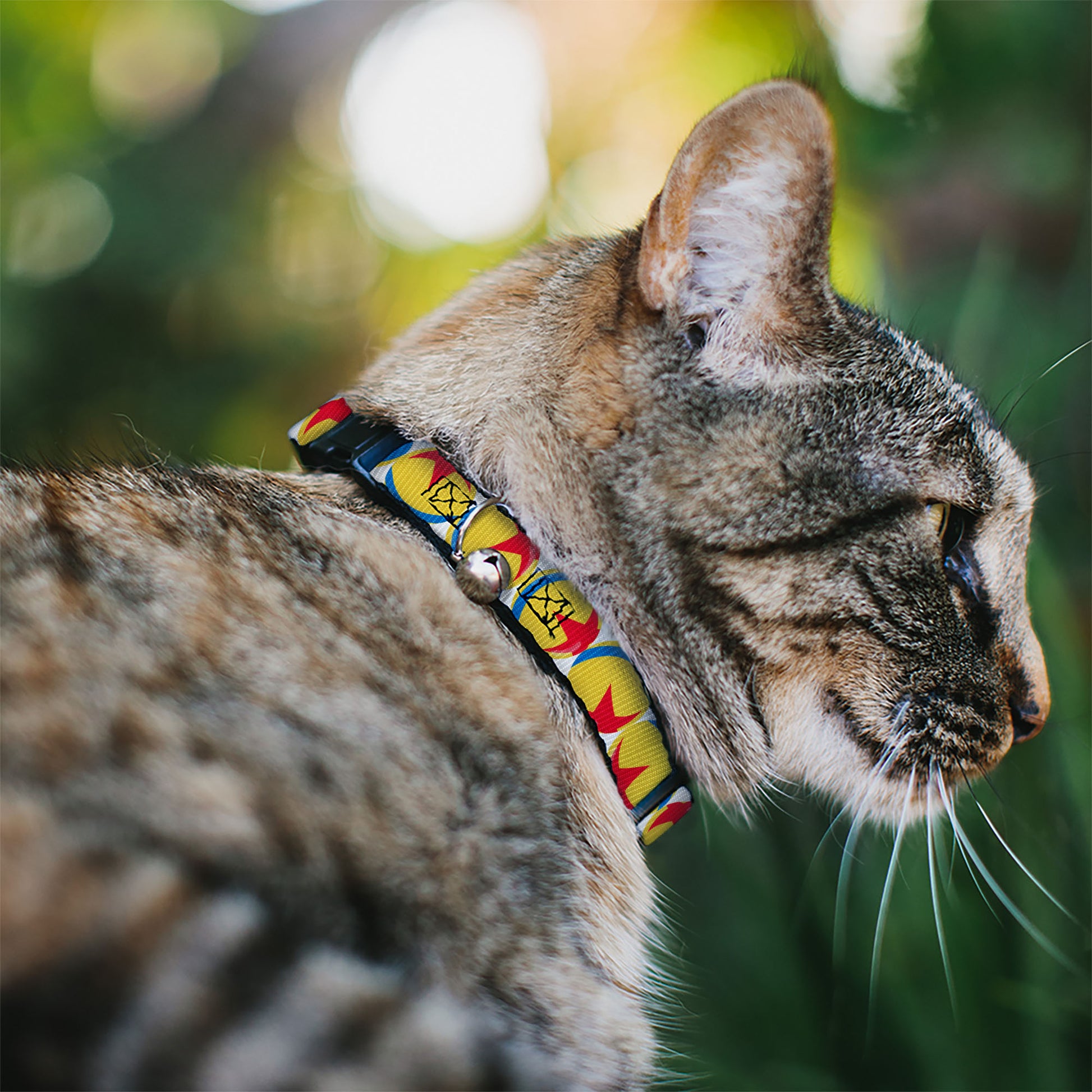 Cat Collar Breakaway - Disney Pixar Luxo Ball Repeat White Yellow Blue Red Breakaway Cat Collars Disney