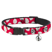 Cat Collar Breakaway - Lilo & Stitch Bounding Lilo Dress Leaves Red Ivory Breakaway Cat Collars Disney