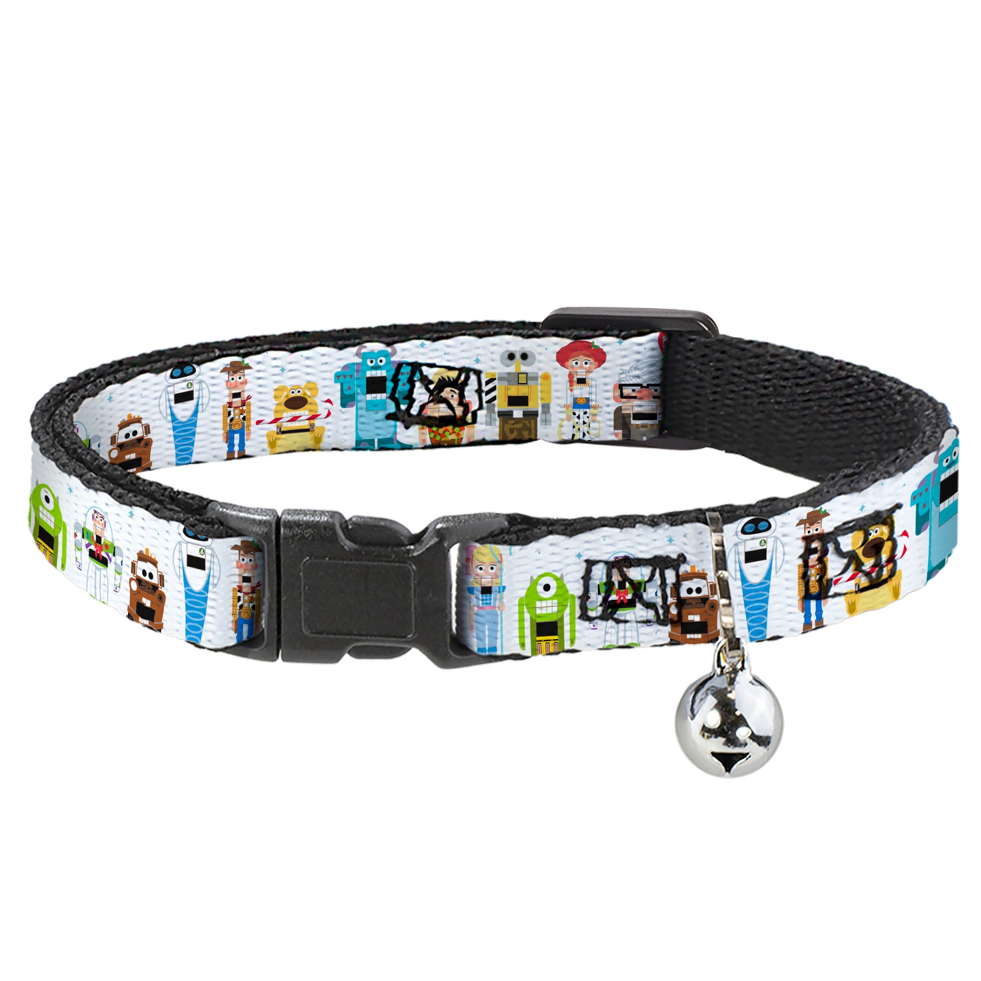 Cat Collar Breakaway with Bell - Pixar Holiday Collection Nutcracker Characters Lineup Stars White Blues Breakaway Cat Collars Disney