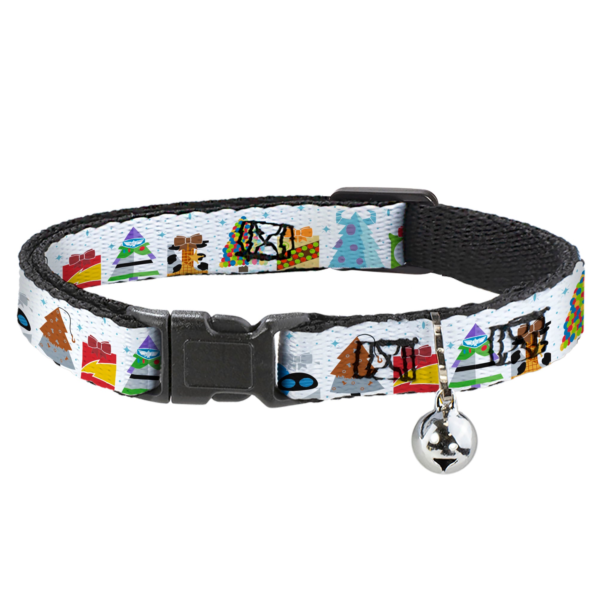 Cat Collar Breakaway with Bell - Pixar Holiday Collection Character Gifts Lineup Stars White Blues Breakaway Cat Collars Disney
