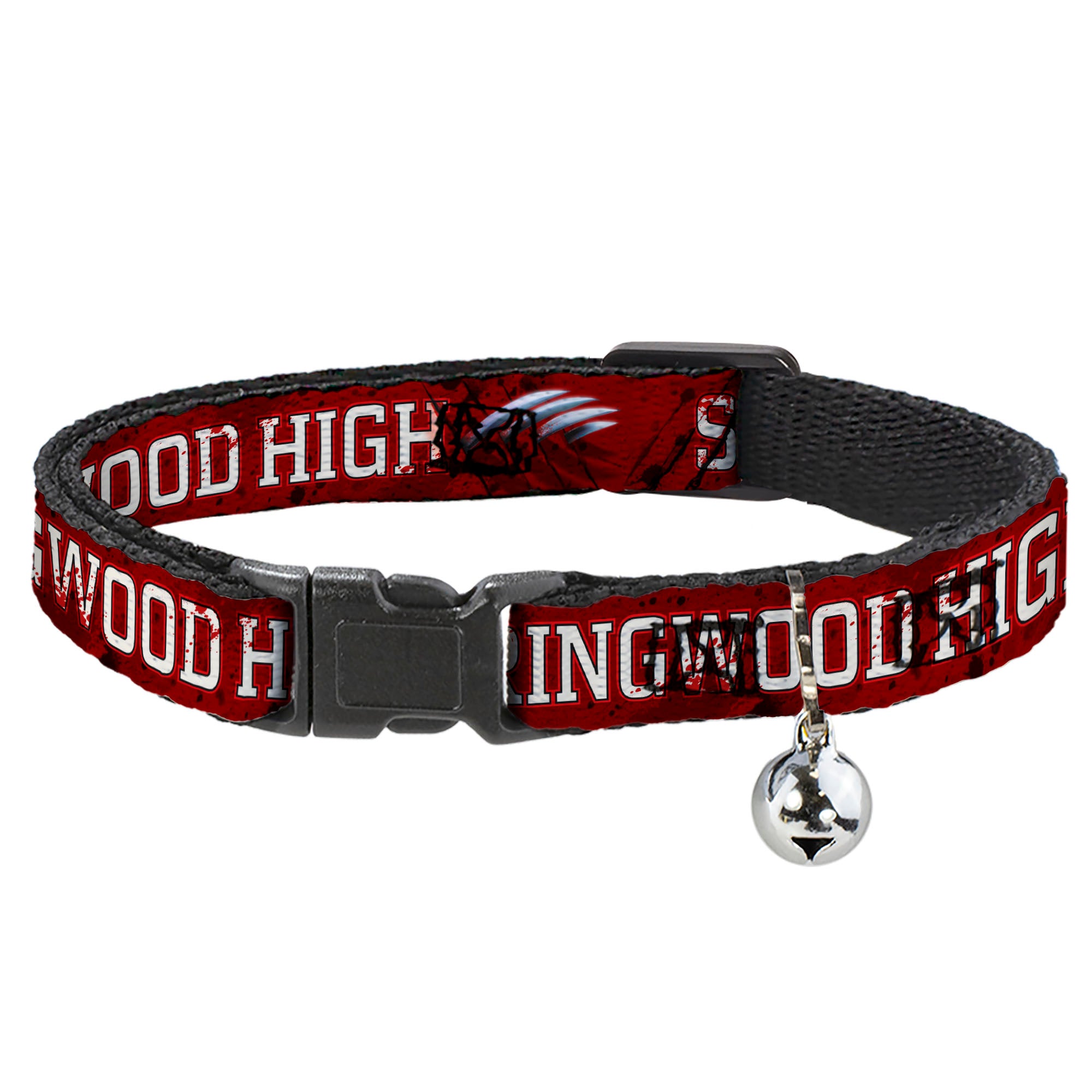 Cat Collar Breakaway - A NIGHTMARE ON ELM STREET SPRINGWOOD Freddy Pose Black Red White Breakaway Cat Collars A Nightmare on Elm Street