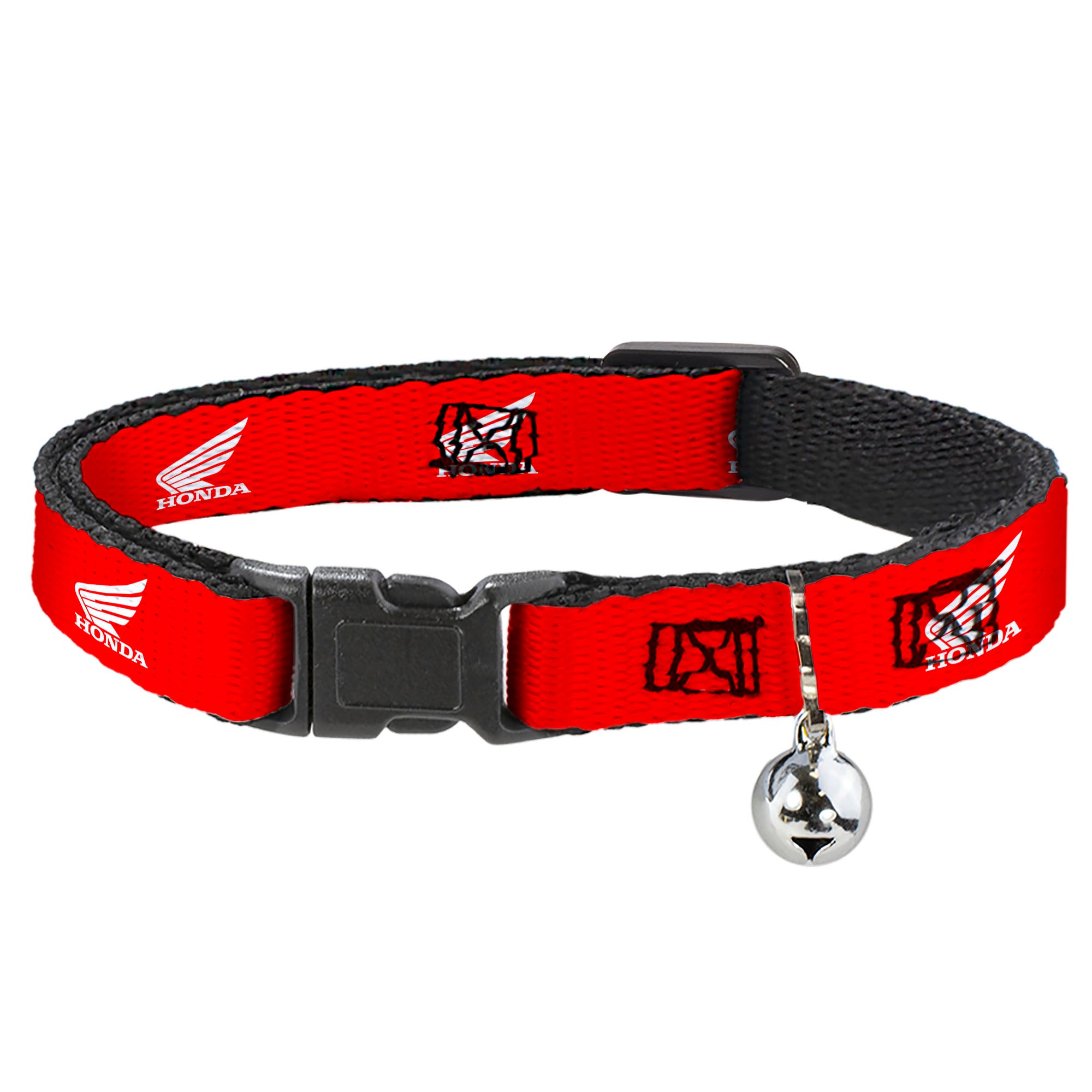 Cat Collar Breakaway - HONDA Motorcycle Logo Red White Breakaway Cat Collars Honda Motorsports