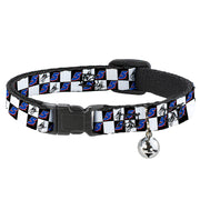 Breakaway Cat Collar with Bell - Kyle Larson Autograph and #5 Checker Logo Black/White/Blue/Red Breakaway Cat Collars Hendrick Motorsports