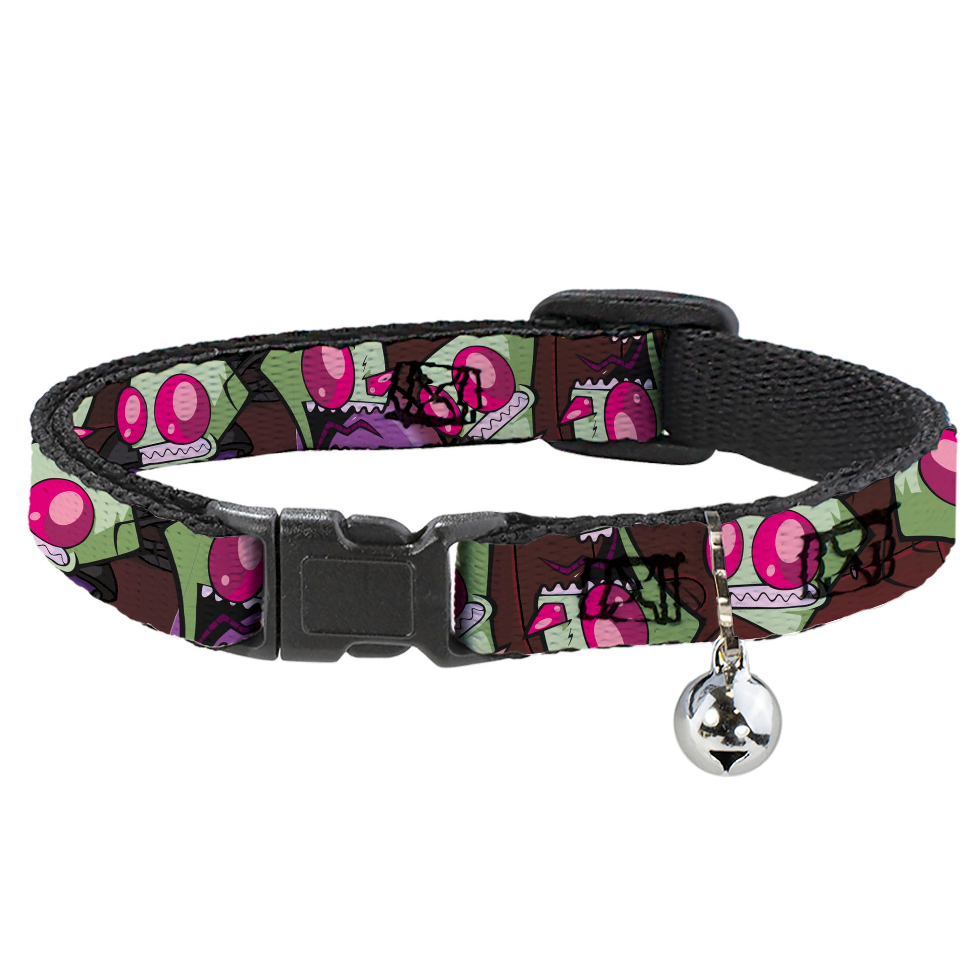 Breakaway Cat Collar with Bell - Invader Zim Close-Up Poses Reds Breakaway Cat Collars Invader Zim